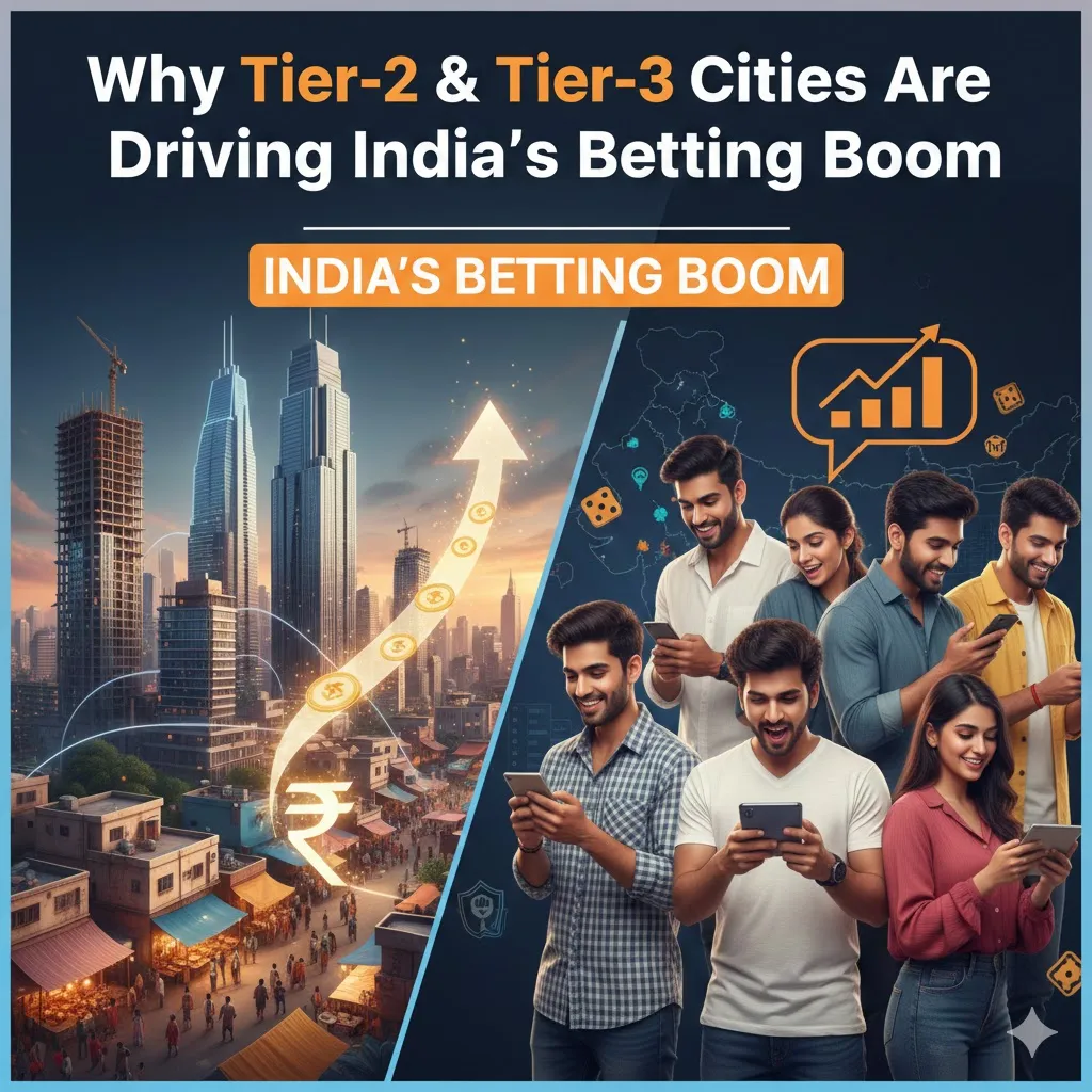 Why Tier-2 & Tier-3 Cities Are Driving India’s Betting Boom
