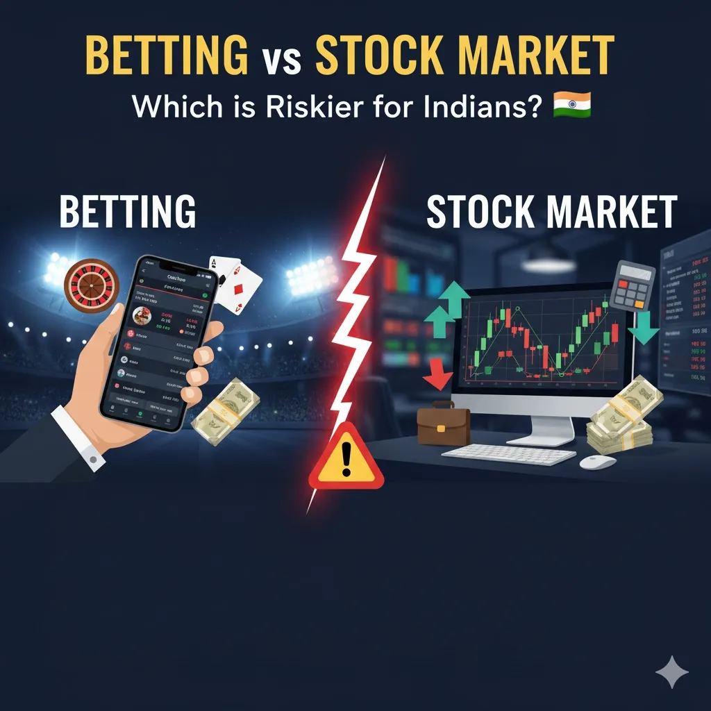 Betting vs Stock Market: Which is Riskier for Indians?