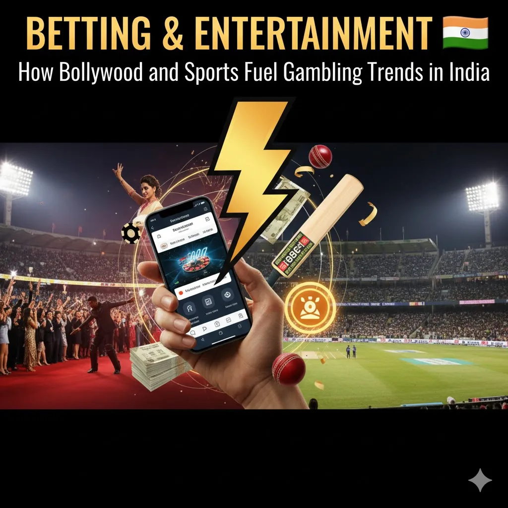 Betting & Entertainment: How Bollywood and Sports Fuel Gambling Trends in India